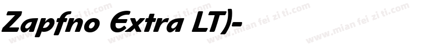 Zapfno Extra LT)字体转换